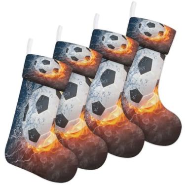 Jogo americano de futebol Fire Ice com bola esportiva de fogo e