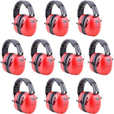 Imagem de Kit 10 Abafador 3m Muffler Concha Protetor Auricular 21db