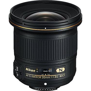 Imagem de Nikon Lente fixa AF-S FX NIKKOR 20 mm f/1.8G ED com foco automático para câmeras Nikon DSLR