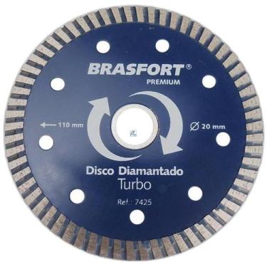 Imagem de Disco Diamantado Brasfort Premium Turbo 110mm 7425