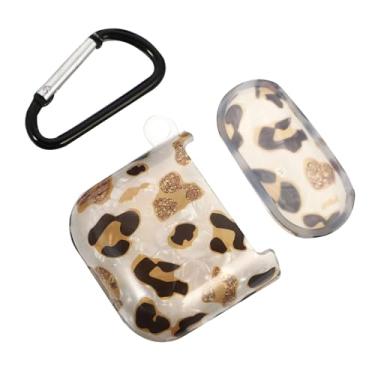 Imagem de Gadpiparty caixa de fone de ouvido mini fones de ouvido sem fio medidores de silicone para orelhas mala Capa de fone de ouvido caso de fone de ouvido sem fio estampa de leopardo
