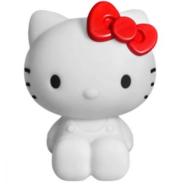 Imagem de Luminaria Infantil Hello Kitty Com Lampada Led Abajur De Mesa Licencia