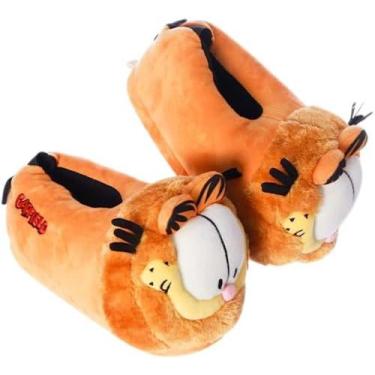 Imagem de Pantufa Garfield 3D Solado De Borracha Pelucia - Zona Criativa - P, M