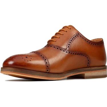 Imagem de Sapato masculino Oliver Limit Oxford Clarks, Tan Leather, 8