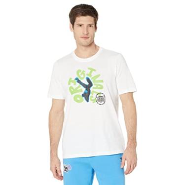 Imagem de adidas Originals Camiseta masculina Unite, Branco, XG