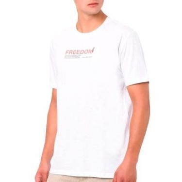 Imagem de Camiseta Calvin Klein Jeans Masculina Freedom 78/23 Branca-Masculino