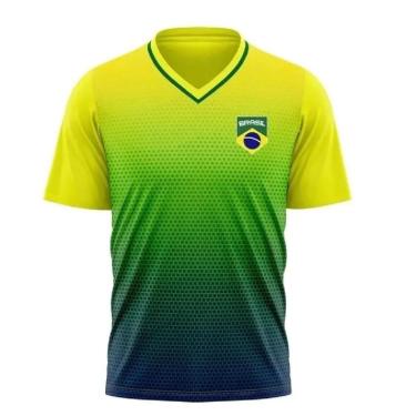 Imagem de Camisa Braziline Brasil Buriti Masculina-Masculino