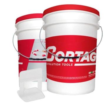 Imagem de Espaçador Nivelador St 1,0Mm Balde Com 900Un 62700 - Cortag