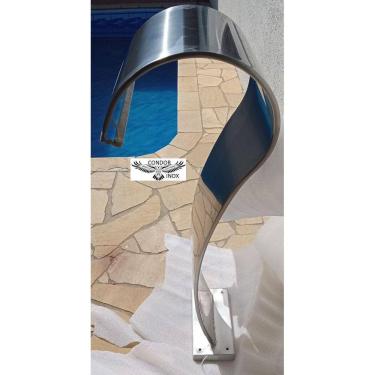 Imagem de Cascata para Piscina Naja Media com LED - 80 cm