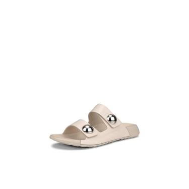 Imagem de ECCO Sandália feminina Cozmo com dois botões, Pedra calcária, 6-6.5