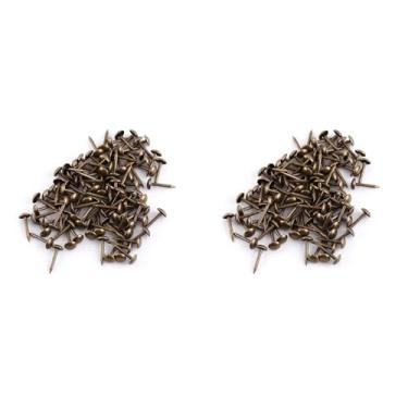 Imagem de 200 Peças de Pregos para Estofamento Vintage, Kit de Sortimento de Pinos para Unhas de Móveis, Porta de Sapato de sofá, Tachas Decorativas para Estofados Antigos, Etiquetas de
