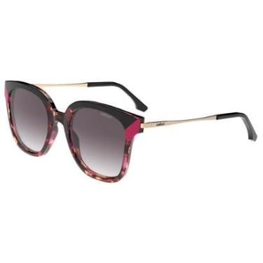 Imagem de Óculos de Sol Colcci Sara Demi Violeta e Preto Brilho Lente Cinza Degradê-Feminino