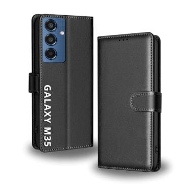 Imagem de Capa Capinha Carteira Preta Com Porta Cartão Para Galaxy M35 - C7 Company