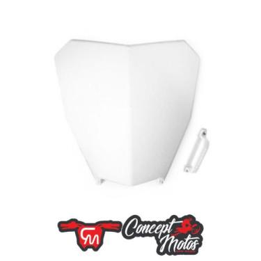Imagem de Number Plate Biker Next Crf 250f Motocross Trilha, Branco