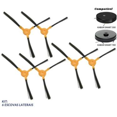 Imagem de Escovas Para Robô Aspirador Kabum Smart 500 e Smart 700 - ROBOSUL