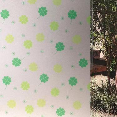 Imagem de Kit 2 Pelicula Eletrostatica 3D Vidro Jateado Trevos Sorte - Open Star