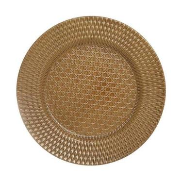 Imagem de Sousplat Trece 33 cm Home Style, MARROM
