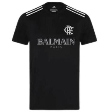 Imagem de Camisa Flamengo Preta 23/24 Balmain