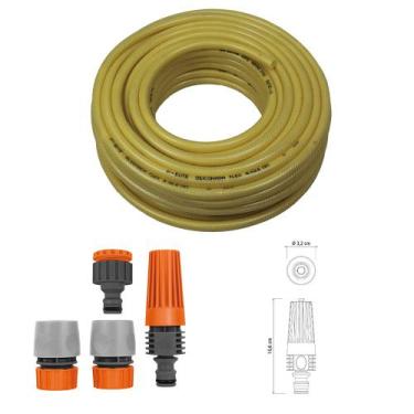 Imagem de Mangueira de Jardim 1/2 pol 90m com Kit Esguicho Tramontina - Elite