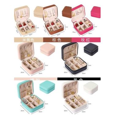 Imagem de Maleta Porta Jóia Mini Bijuteria/aliança/brinco Pra Presente - J&L