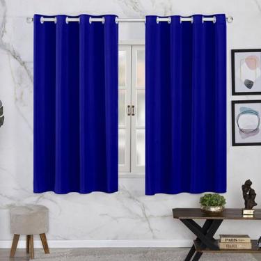 Imagem de Cortina oxford liso 2,80x1,60 - Feffo Cortinas, AZUL ROYAL