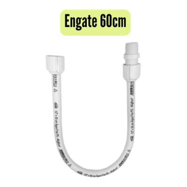 Imagem de Engate Rabicho Flexível 1/2 PVC Mangueira Água Fria Lavatório ou Torne