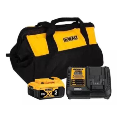 Imagem de Kit bateria 5ah + carregador bivolt e bolsa dewalt