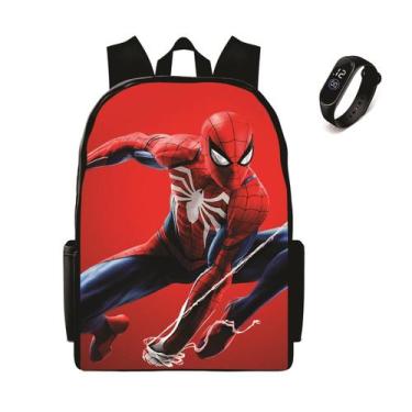 Imagem de Bolsa Lançamento Escolar Mais Relogio Led Mochila Infantil Volta As Au