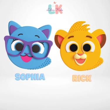 Imagem de Mordedor Bolofofos com Texturas Macio para Bebês + 4 meses Pow Rick ou