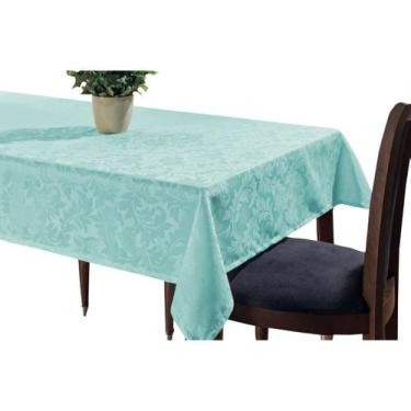 Imagem de Toalha DeMesa Retangular 6Pessoas 2,20Jacquard DetalhadoLiso - Angel D