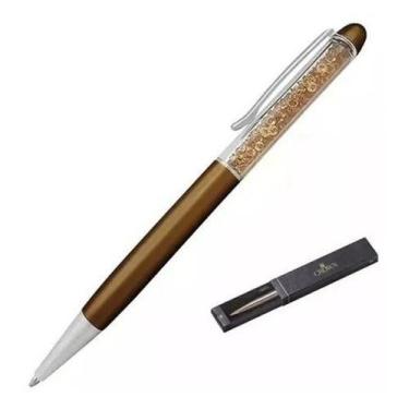 Imagem de Caneta Crown cristal Esfero Pedrinha D Cristal Presente Gift