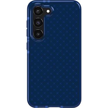 Imagem de tech21 Capa para celular Evo Check para Samsung Galaxy S23 – Azul meia-noite de 4,9 m à prova de choque e resistente a arranhões