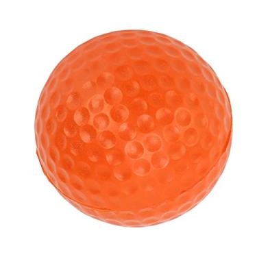 Imagem de Bola de prática de golfe, bola macia de golfe de alta resistência ao impacto para esportes ao ar livre(laranja)