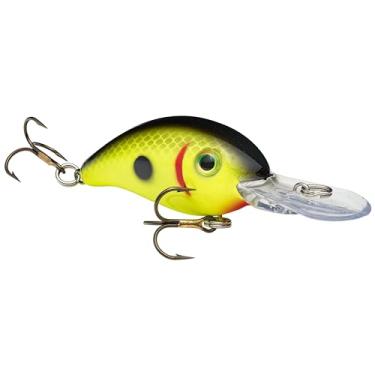 Imagem de Strike King (HC3-535) ProModel Crankbait S3 Isca de pesca, 535 - Chartreuse com parte traseira preta, 3/226.8 g, mergulhos até 2,5 m