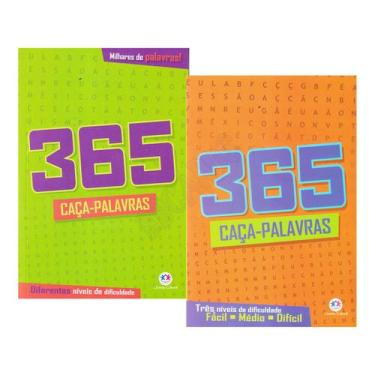 Imagem de Livro de Passatempos Caça Palavras Fácil Médio e Difícil