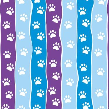 Imagem de Papel De Parede Adesivo Autocolante Vinil Animal Patinhas Brancas Fund