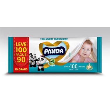 Imagem de Toalha Umedecida Panda C/ 100