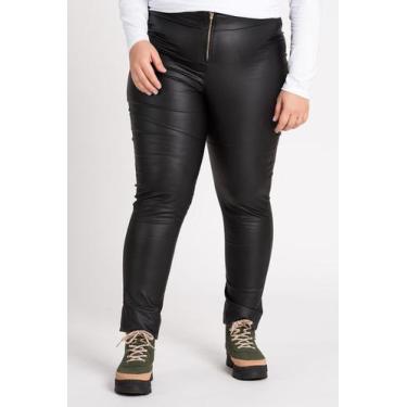 Imagem de Calça Feminina Plus Size Montaria Bengaline - Serena, Preto, G1