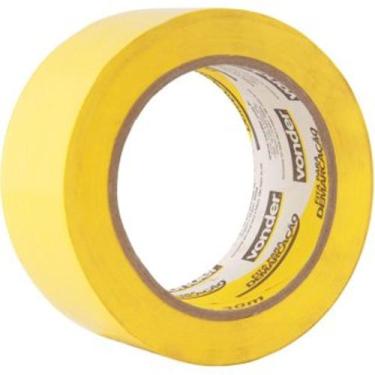 Imagem de Fita Adesiva para Demarcação 48mm x 30m Amarela Vonder 1065504301