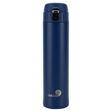 Imagem de Garrafa de Inox 500ml Fast Click - can.u.do, Azul Matte