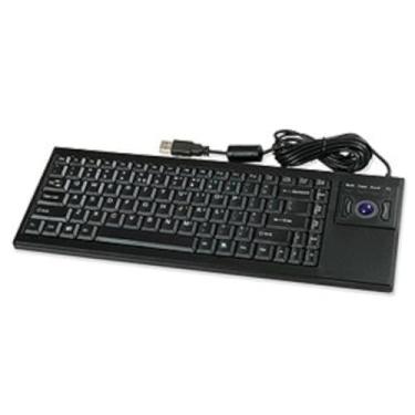 Imagem de Teclado Ione Scorpius P7 Slim com Trackball USB