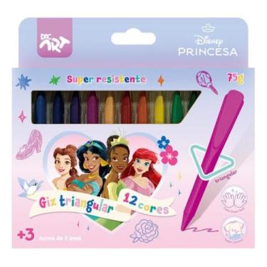 Imagem de Estojo Giz De Cera Triangular Patrulha Canina C/ 12 cores - Dac Art