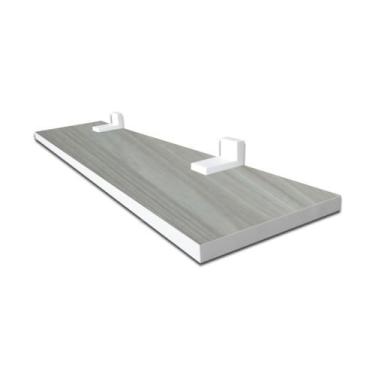 Imagem de Prateleira Linha Furta-cor Em Mdf Com Borda De Pvc Branco 40x20 Cm F03