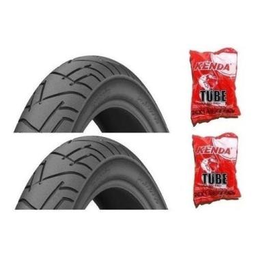 Imagem de Par Pneu Bike Barra Forte Levorin 26x1.1/2x2+ 2 Camara Kenda, Levorin 