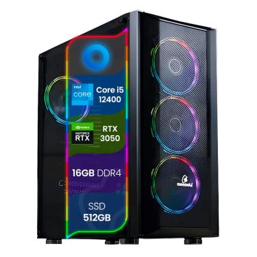 Imagem de PC Gamer TOP Concórdia Processador i5 12400 16GB SSD 512GB Placa 3050 Fonte 600w 