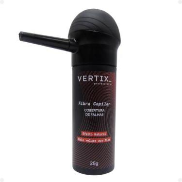 Imagem de Kit Vertix: Fibra Capilar Castanho Médio e Aplicador - BELLIZ COMPANY