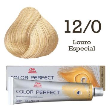 Imagem de Coloração Color Perfect 12/0 Louro Especial  Wella - Wella Professiona