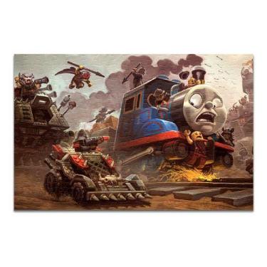 Imagem de Quebra-cabeça Thomas E Seus Amigos Personalizado 48 Peças - Pomp's Gee