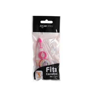 Imagem de Corretivo Fita 5Mmx6M - Jocar Office (Leonora), Rosa