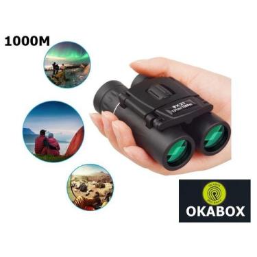 Imagem de 8x21 hd poderoso binóculos 1000m de longo alcance dobrável - BAK4